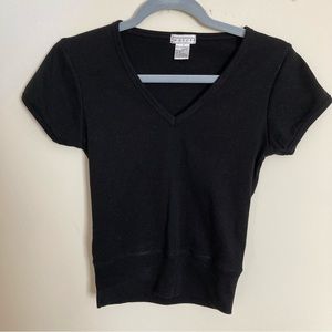 Voice Vintage Fitted Black Shirt size Medium